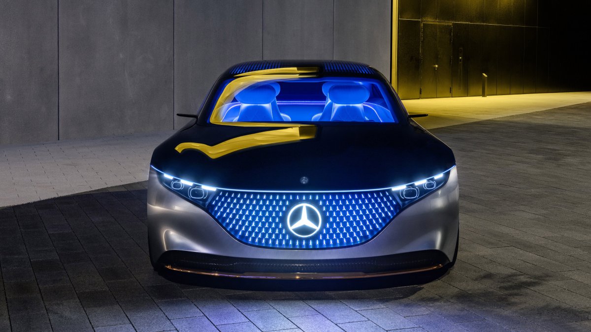 電動豪華新境界 2022梅賽德斯奔馳新能源電動汽車高清圖賞